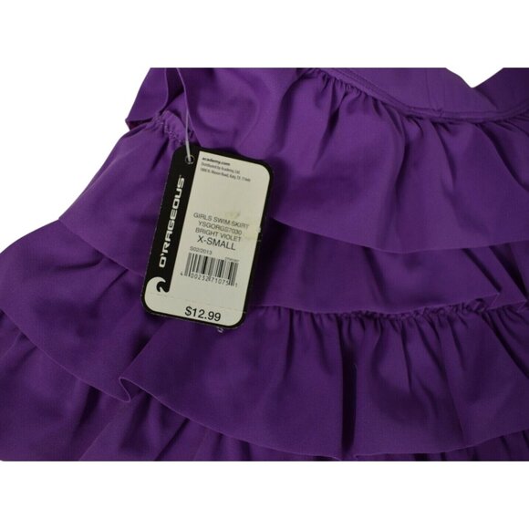 ORageous Girls XS Purple Ruffled Swim Skirt New with tags - Picture 3 of 3